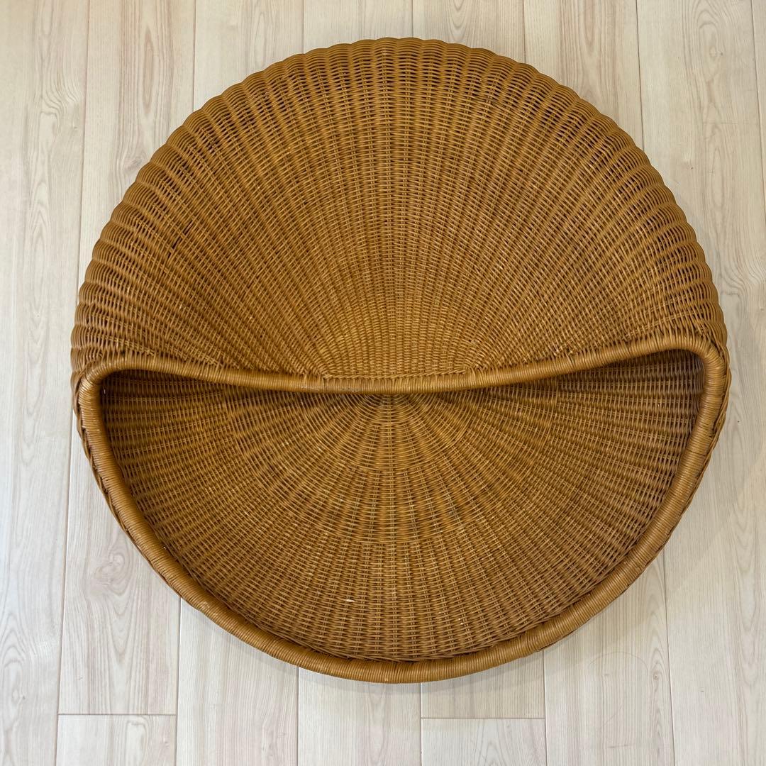 IDEE ラタン 円形座椅子 ブラウン POD スツール