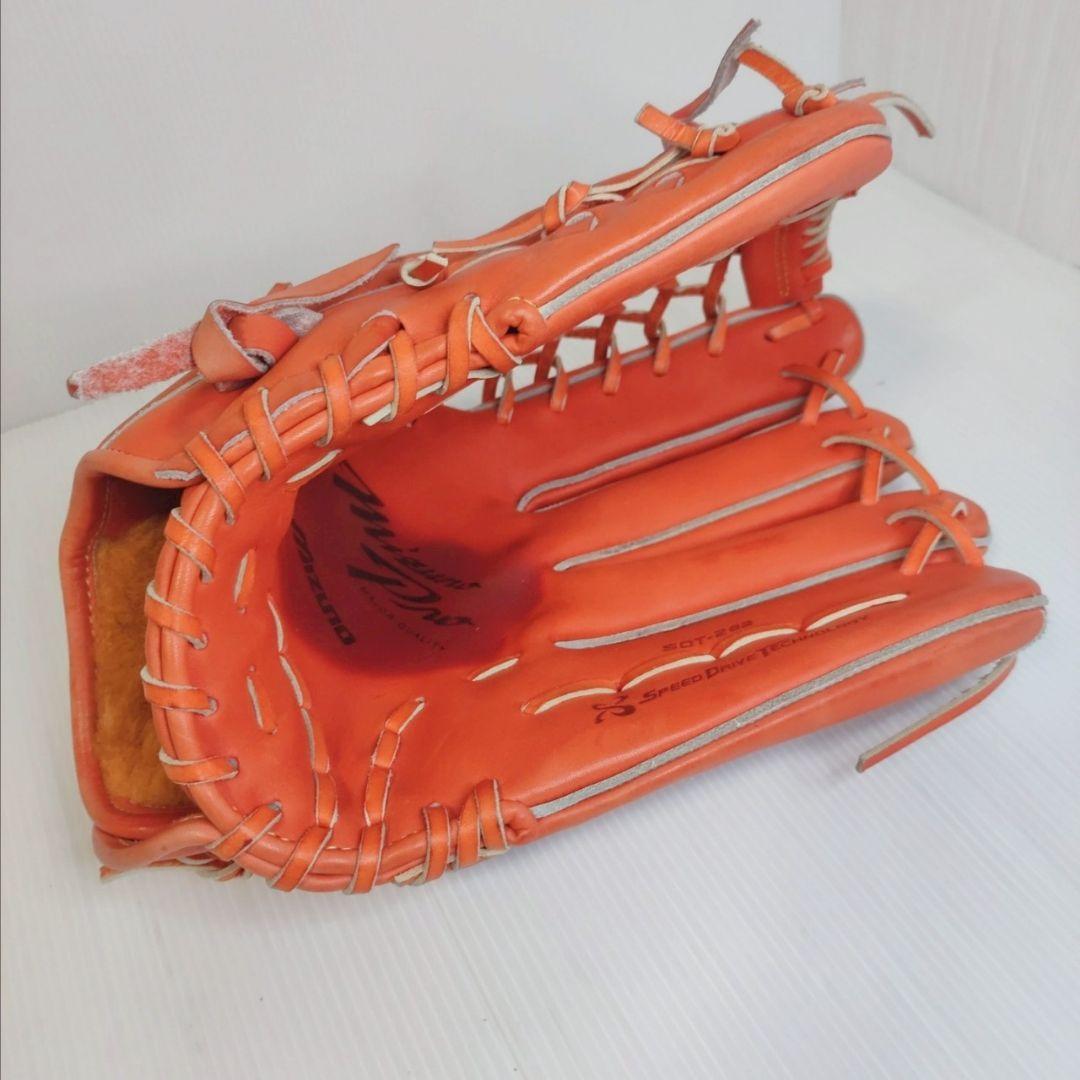 美品！ミズノプロ 硬式野球グローブ（オレンジ）