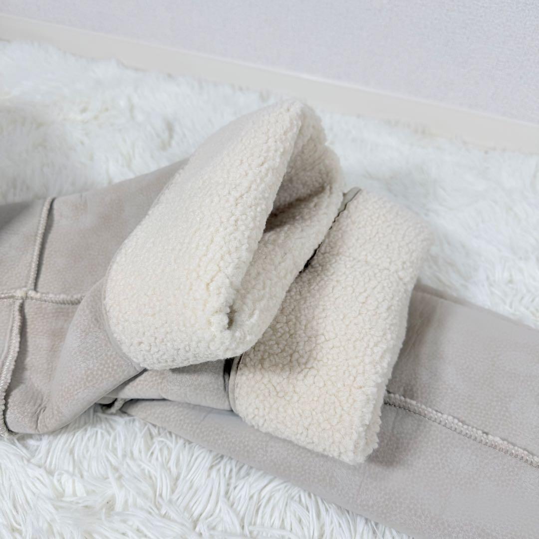 【美品】YELLO MAGNOLIA LONG BOOTS ベージュ