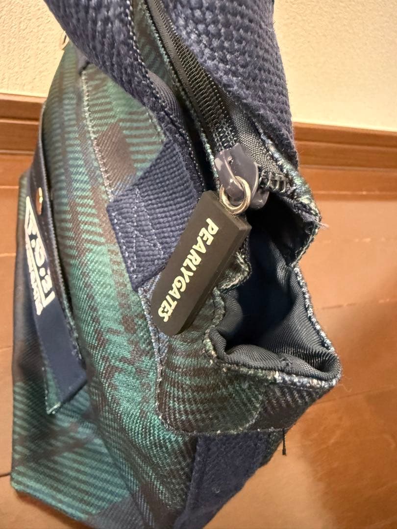 パーリーゲイツ　ブラックウォッチ柄2WAYカートバッグ　新品未使用