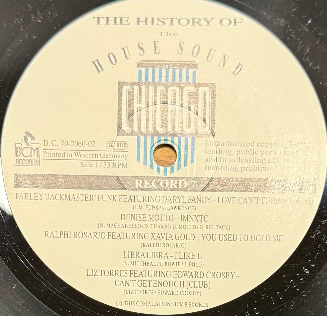 洋楽 History of the House Sound of Chicago LP