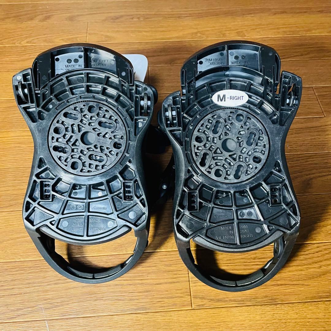 超美品 23-24 モデル FLUX PR スノーボードビンディング M 白／黒