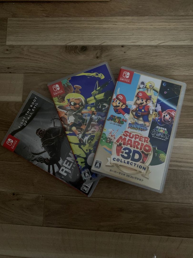 Switch スーパーマリオ3Dコレクション　スプラトゥーン3 レムナント　3本