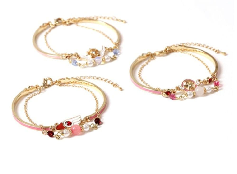 受注生産/新品カードキャプターさくら25周年　バングルA封印の杖B星の杖C夢の杖