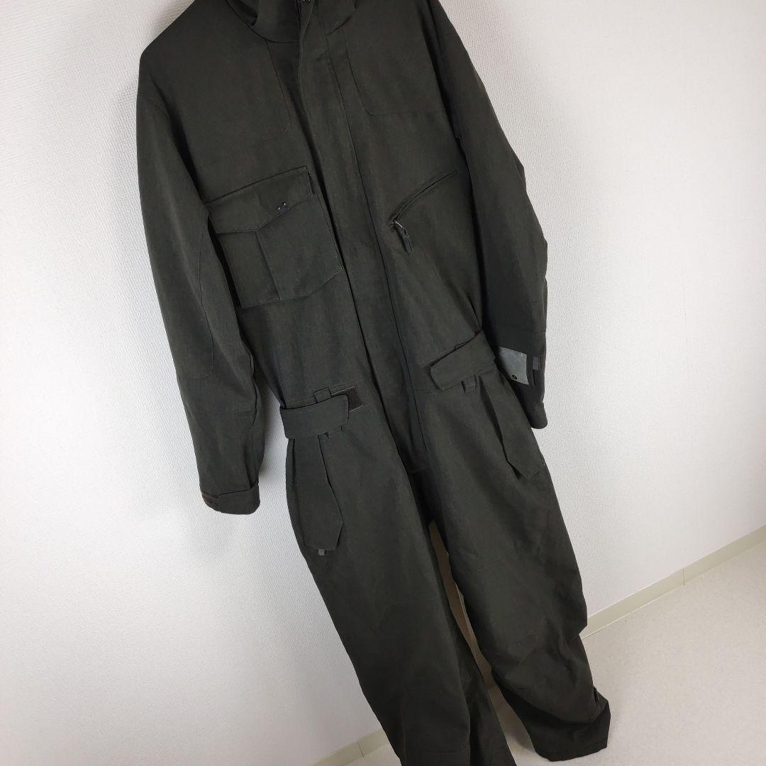 【美品】スノボウェア つなぎ Lサイズ メンズ ダークグリーン スノーボード