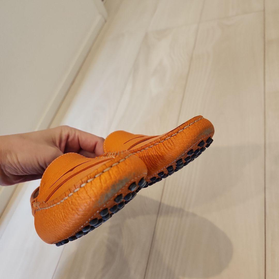期間限定セール TOD'S オレンジ モカシン