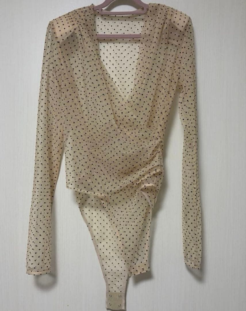 訳ありCLANE SHEER DRAPE BODY SUITS