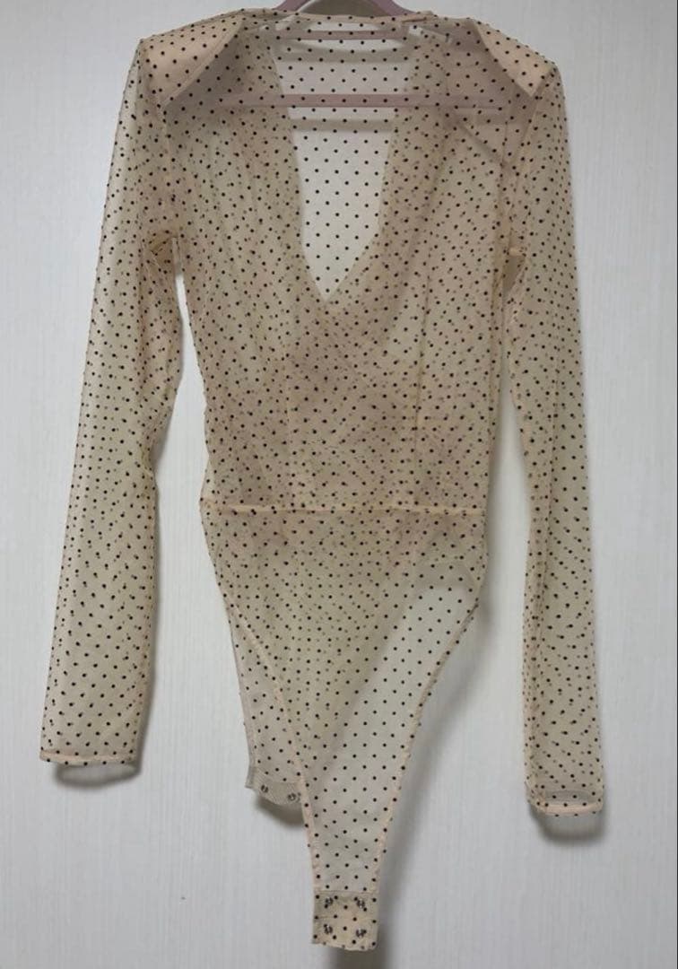 訳ありCLANE SHEER DRAPE BODY SUITS