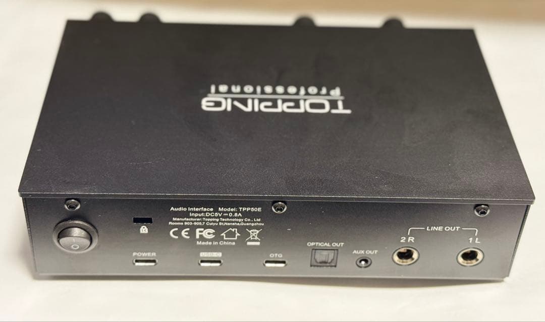 DTM・DAW Topping E2x2 OTG Black