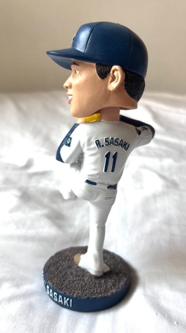 セット☆8/4来場者限定ドジャース 佐々木朗希ボブルヘッド/ボールペン1本付き