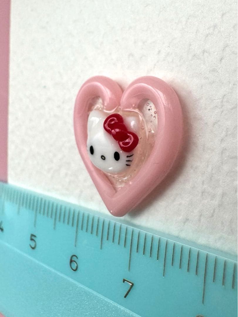 キティ　リングパーツ　ネイル 3D パーツ