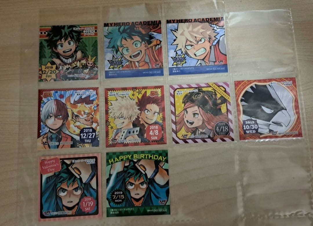 僕のヒーローアカデミア　ヒロアカ　まとめ売り　ヒロアカ展　爆豪　轟　緑谷