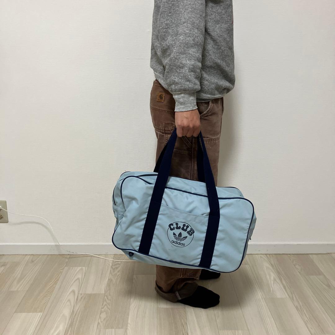 CLUB adidas ボストンバッグ スクバ デサント製 好配色