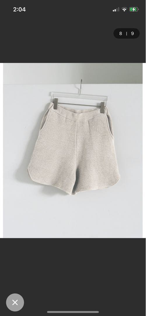 【新品未使用】anuke ニットショートパンツ