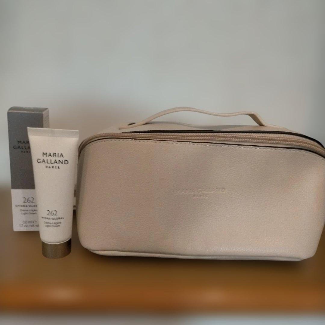 マリアギャランクリーム262とマリアギャランロゴいりオリジナルポーチ