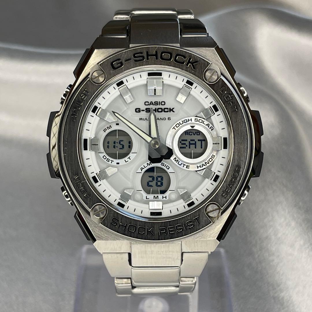 CASIO G-SHOCK GST-W110D 電波ソーラー 稼動品