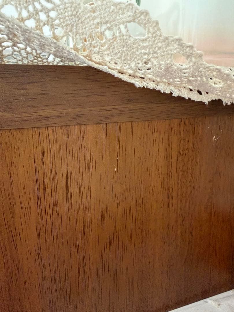 マニーローズ取手付き　木製チェスト7段 8引き出し ナチュラル仕上げ