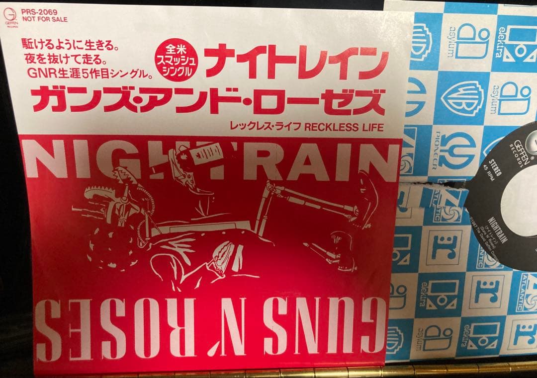日本盤プロモ７インチ　Guns N' Roses ガンズ・アンド・ローゼズ