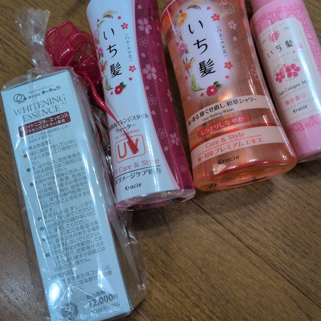 いち髪　コロン　いち髪コロン寝癖直しスプレーあんずとさくら　オーキュ　プラスチッ