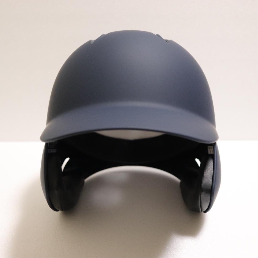 【未使用】ZETT マットネイビー 軟式用 ヘルメット 2個セット