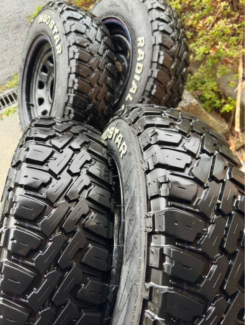お正月限定値下 タイヤ（MUDSTAR）✖️ホイール（デイトナ）✖️フェンダーセット