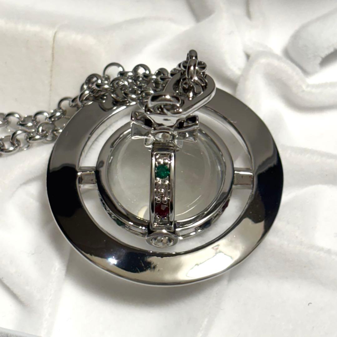 未使用級　正規品　ヴィヴィアンウエストウッド　3D オーブ ロングネックレス