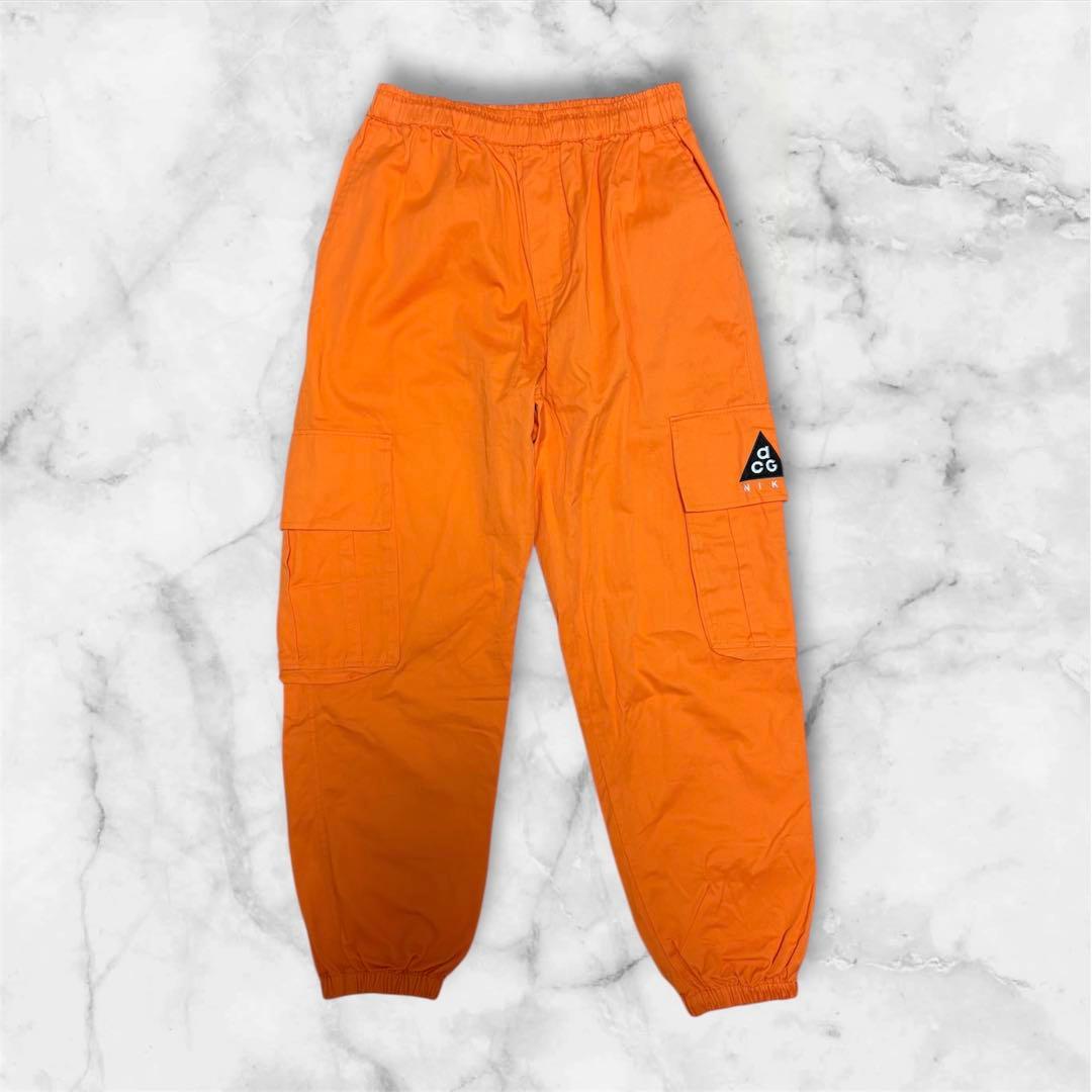 NIKE ACG オレンジ カーゴパンツ M