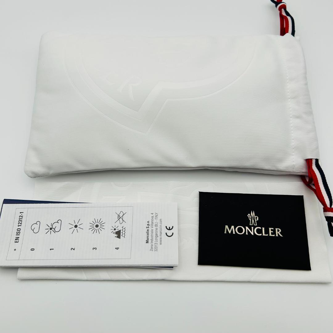 新品未使用 MONCLER モンクレール サングラス ブラウン ボストン 鼈甲