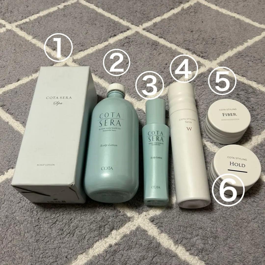 COTA コタ　スカルプローション&スタイリング剤　セット売り