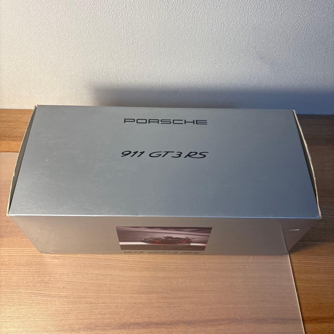 porsche ポルシェ　911 gt3 rs 1/18 ミニカー　グレー