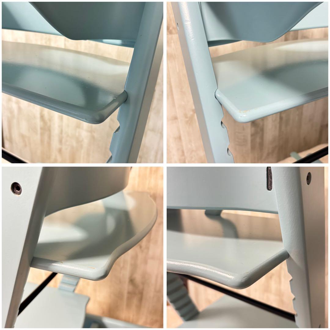 ストッケ トリップトラップ テーブル・ベビーセット付　シリアル6 アクアブルー