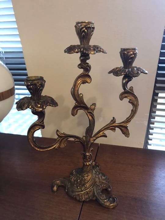 ヴィンテージ　キャンドルホルダー　灯燭台