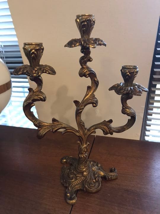 ヴィンテージ　キャンドルホルダー　灯燭台