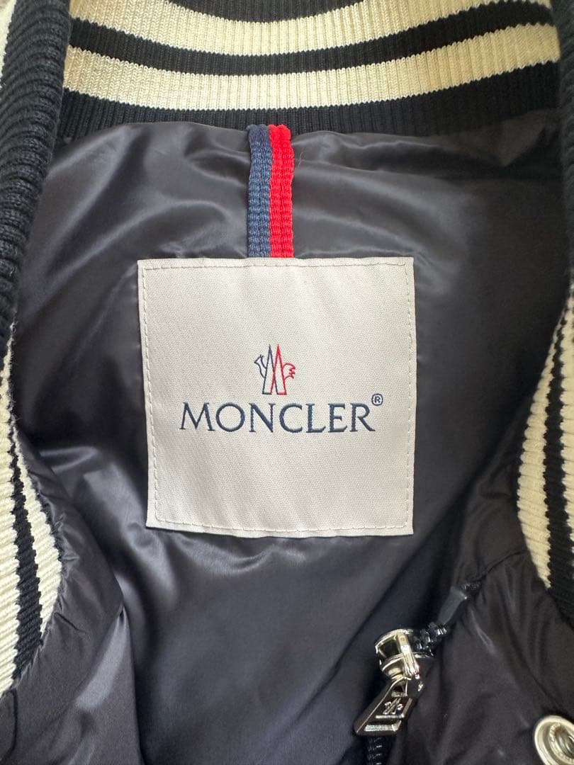 【超美品】モンクレール　ダウンジャケット　ジャンパー　ネイビー　サイズ3