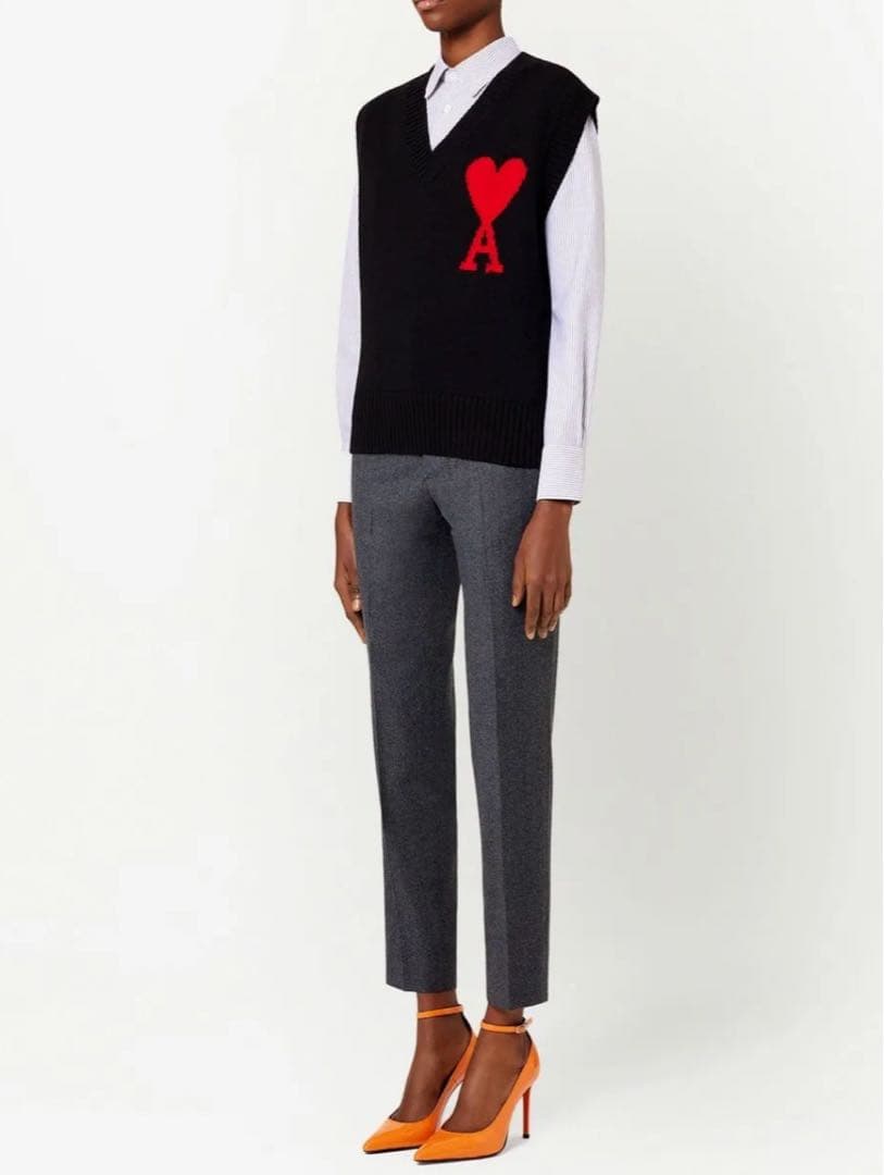 AMI PARIS アミ パリス Ami De Coeur ニットベスト