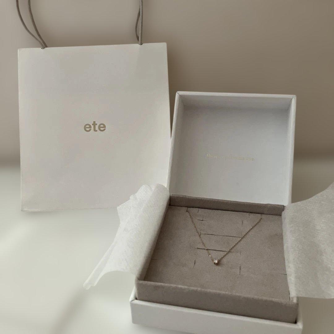 ete K10イエローゴールド ネックレス