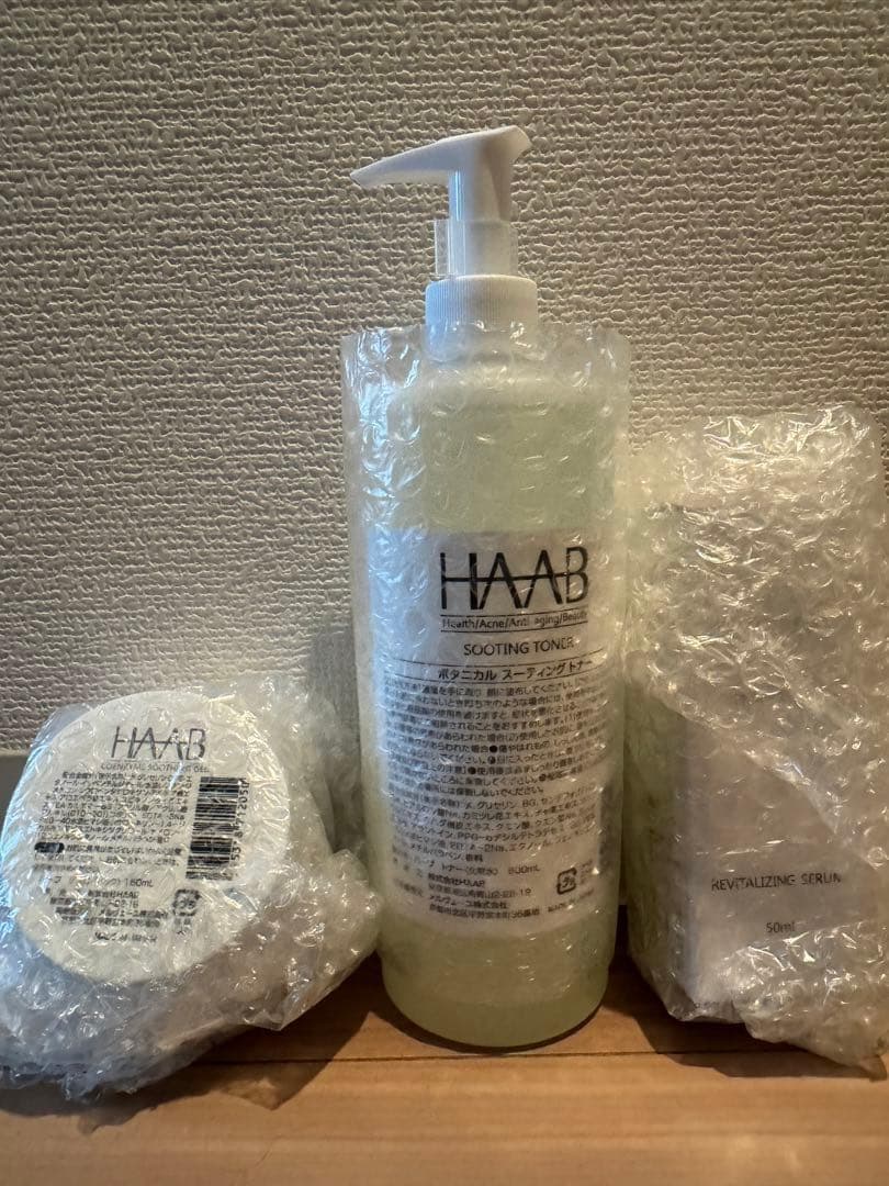 【値段交渉可能】haab スーティングトナー、リバイタライジングセラム、ゲルC