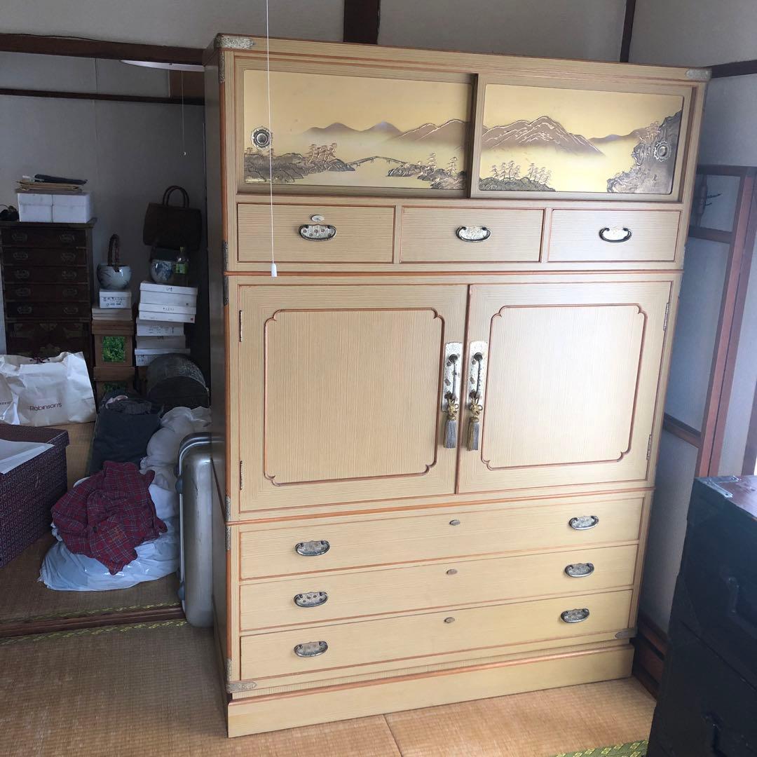 配送料込み:着物タンス(和ダンス): 121cm, 175cm, 44.5cm