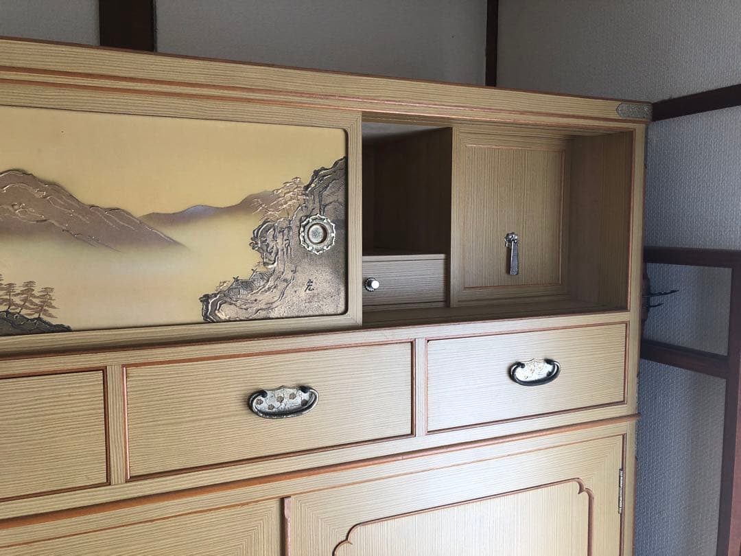 配送料込み:着物タンス(和ダンス): 121cm, 175cm, 44.5cm