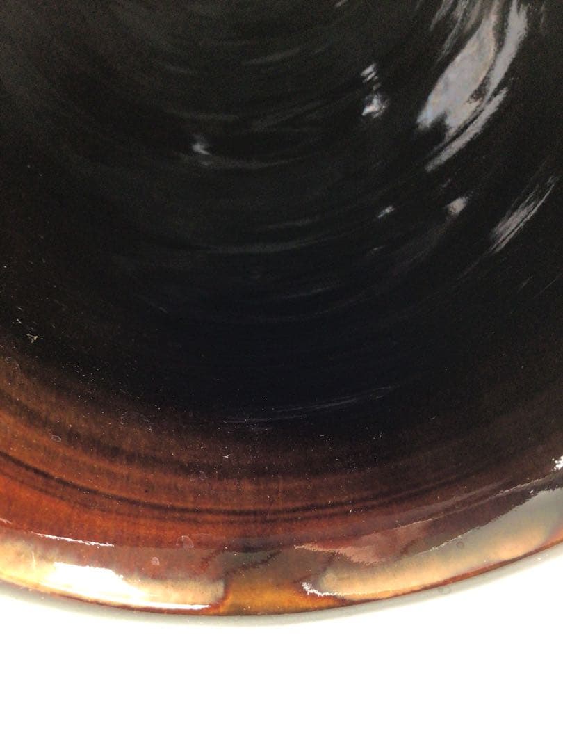 Ｐ９２０　水指　『阿漕焼』『八幡宗豊　箱書』『蘆瀑写水指』　共箱　茶道具