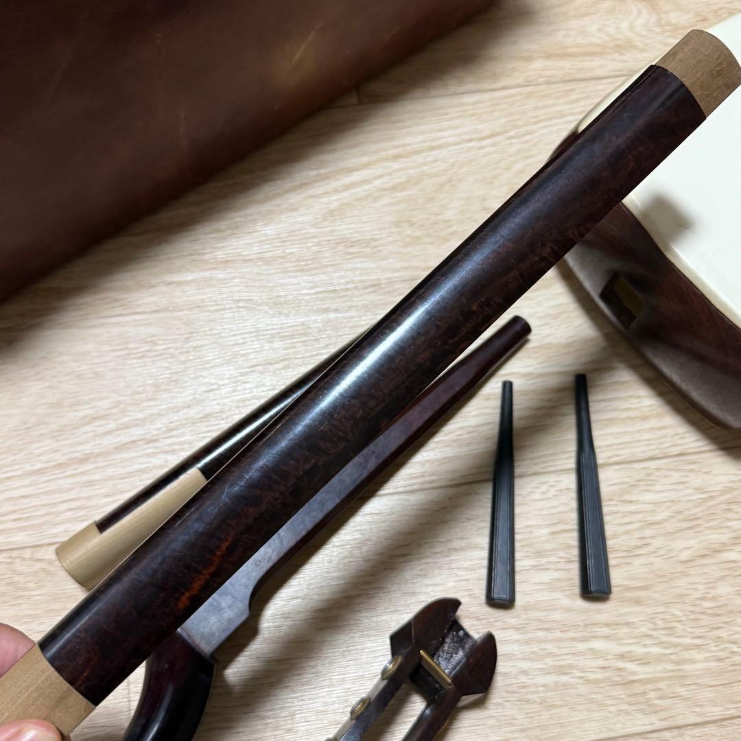 三味線　バチ　三絃駒　ハードケース 　和楽器