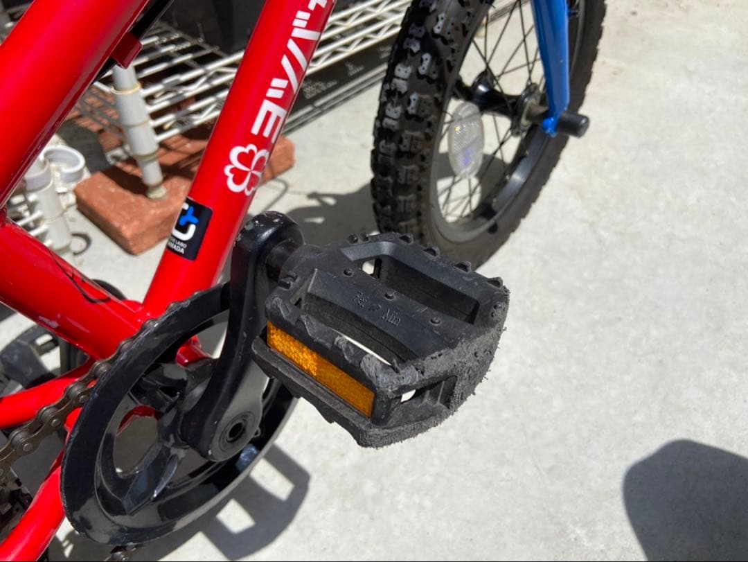 cosmoさん専用 ヨツバサイクル14インチ 子供用自転車 レッド 補助輪付き