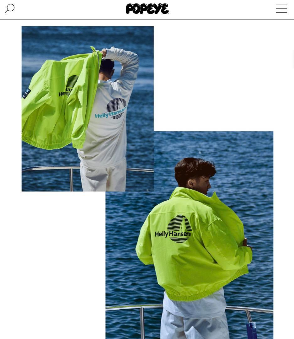 希少レア　Helly Hansen ネオンイエロー ナイロンジャケット