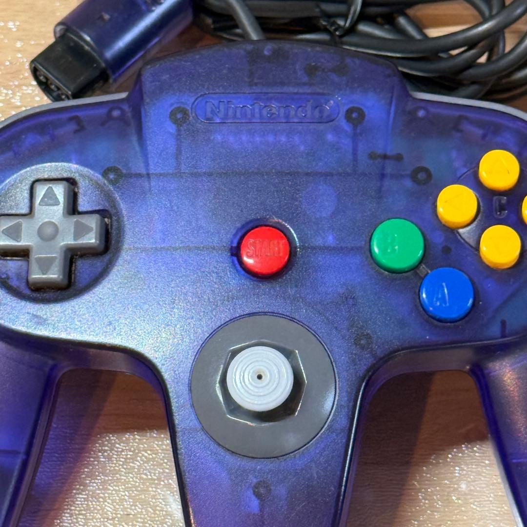 7-136 ニンテンドー64 本体 ミッドナイトブルー