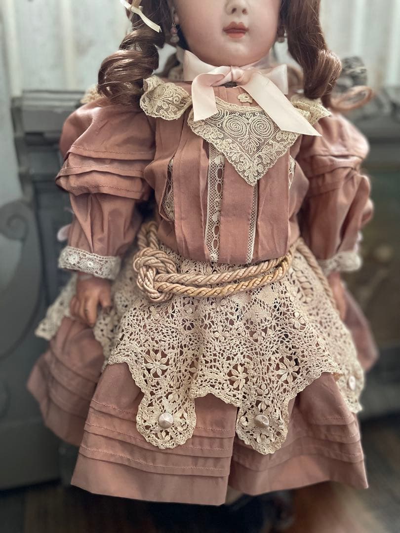 期間限定価格❣️˚✧₊⁎ ♡シルク ドールドレス & ボネ♡ドールドレス⁎⁺˳✧༚