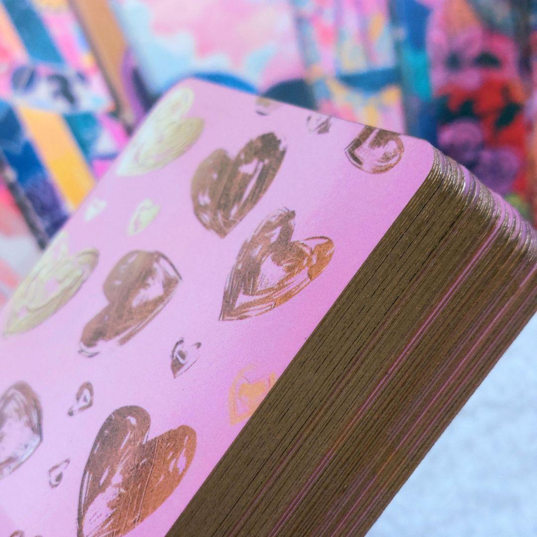 新品 正規品 溺愛ロマンス タロットカード 金縁 全78枚 金のハート