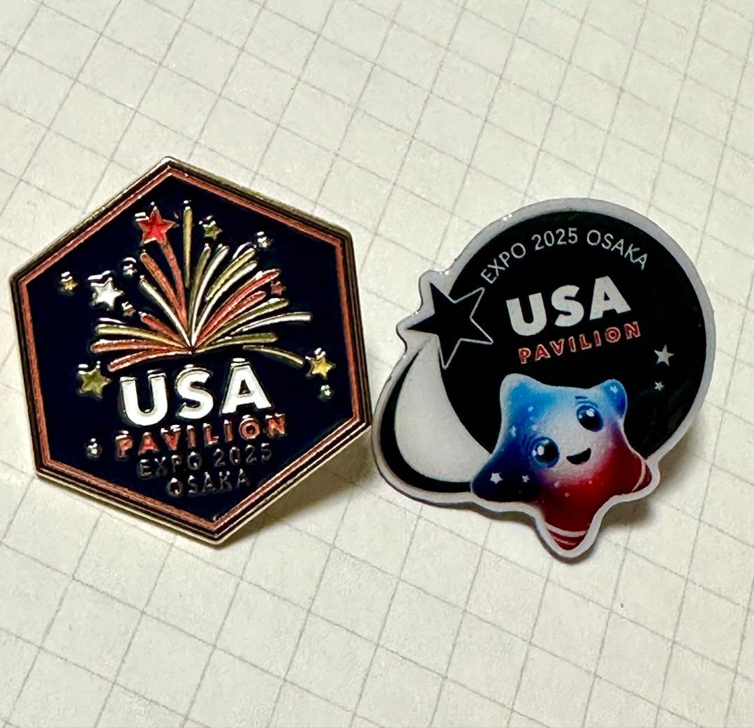 【激レア非売品】USA Pavilion EXPO 2025 ピンバッチセット