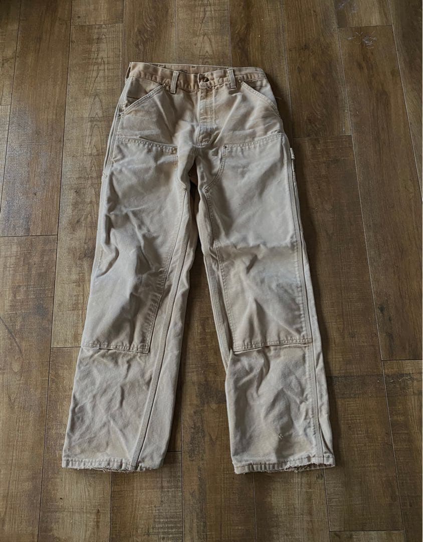 【ピッシーさん専用】 Carhartt ベージュ ダブルニーペインターパンツ