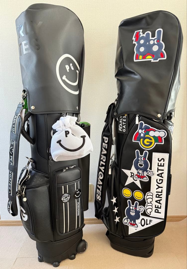 即日発送 PEARLY GATES PG キャディバッグ ブラック