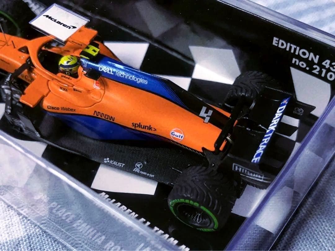 ミニチャンプス 1/43 マクラーレンMCL35M ランド・ノリス 480個限定